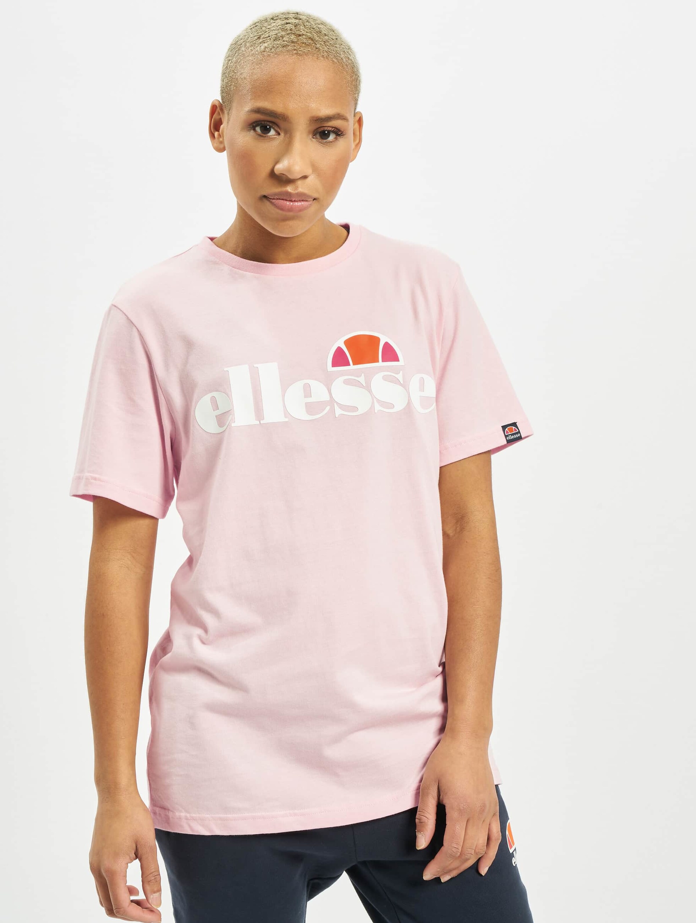 Pink ellesse hot sale t shirt