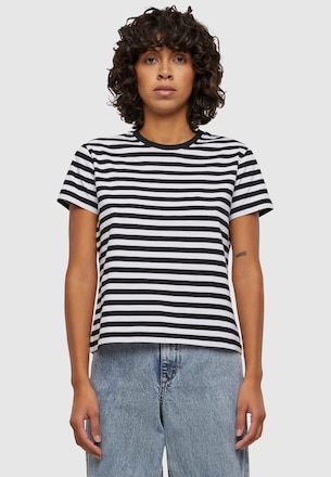 Ladies Regular Striped Tee