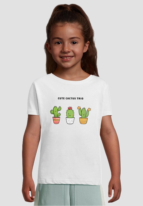 Girls Cute Cactus Trio -  T-Shirt-0