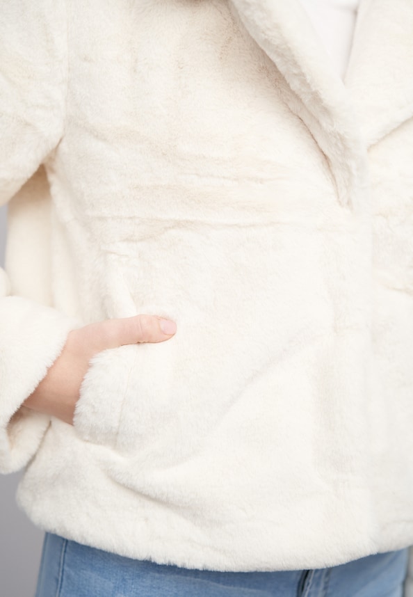 VIEBBA L/S FAUX FUR SHORT JACKET/TB-5