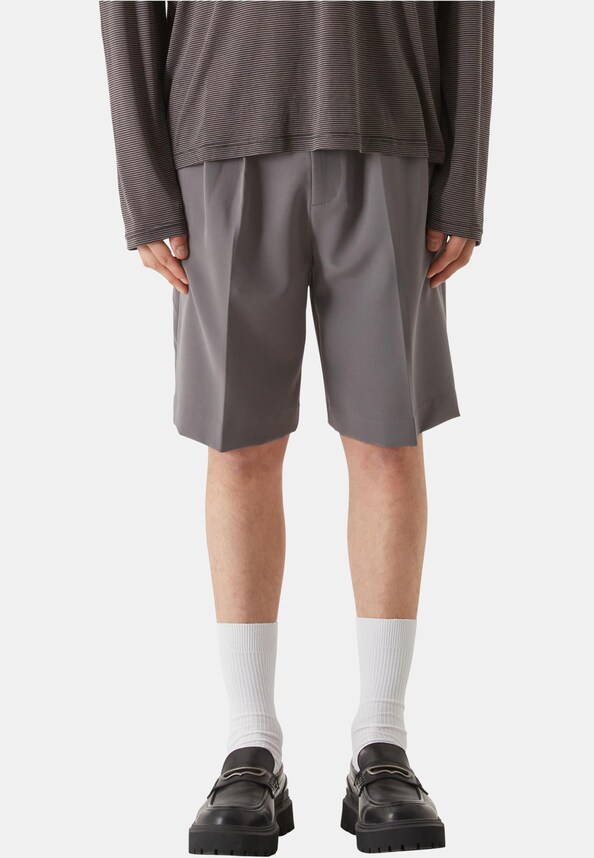 Lost Youth Double Pleated Dressed Shorts-4