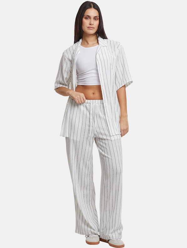 Ladies Structured Striped Relaxed Fit-3