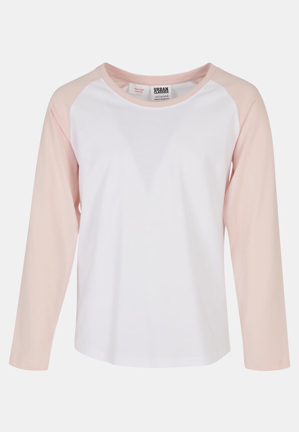 Girls Contrast Raglan-0
