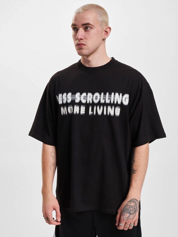 2Y Studios Less Scrolling Oversize T-Shirt-2