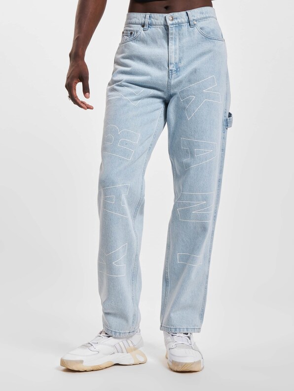 KK Og Baggy Workwear Logo Print Denim-2