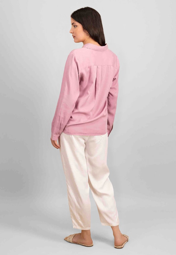 BLOUSE COLOR TENCEL-2