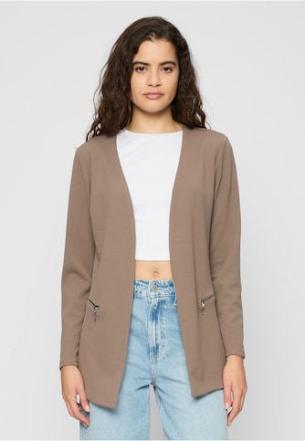 Cloud5ive Damen Blazer mit 2-Zip-Pockets u. Strukturstoff