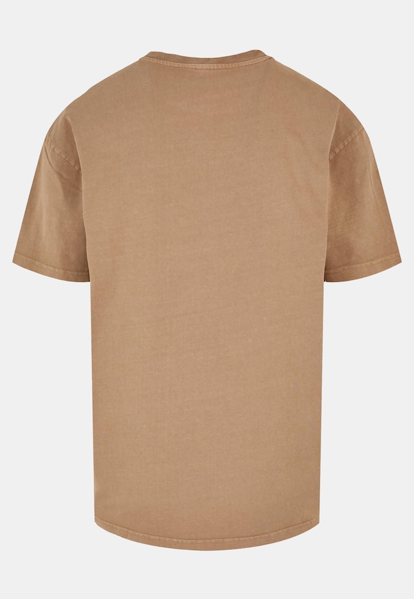 Tennis Woman Silhouette - Acid Washed Oversize Tee-5