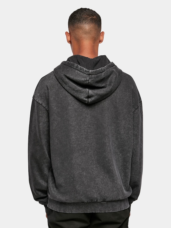 Build Your Brand Acid Washed Oversized Hoody-1