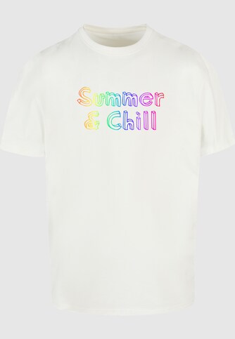 Summer And Chill Rainbow Heavy Oversized Tee