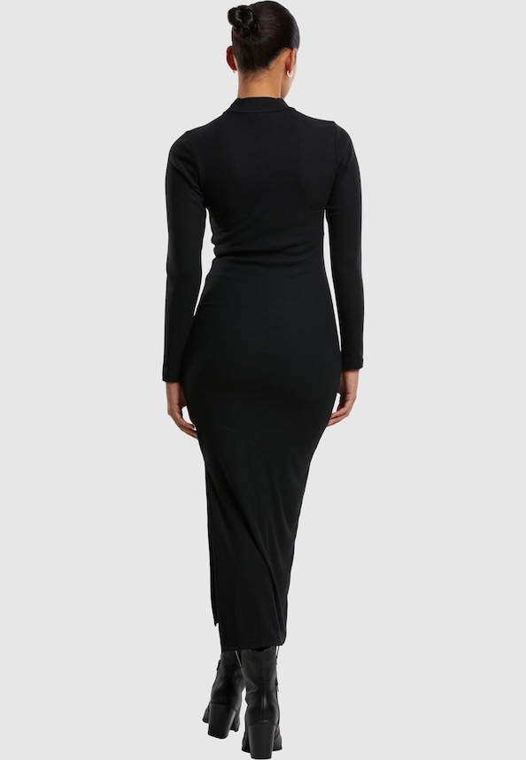 Rib Longlseeve Mockneck-1