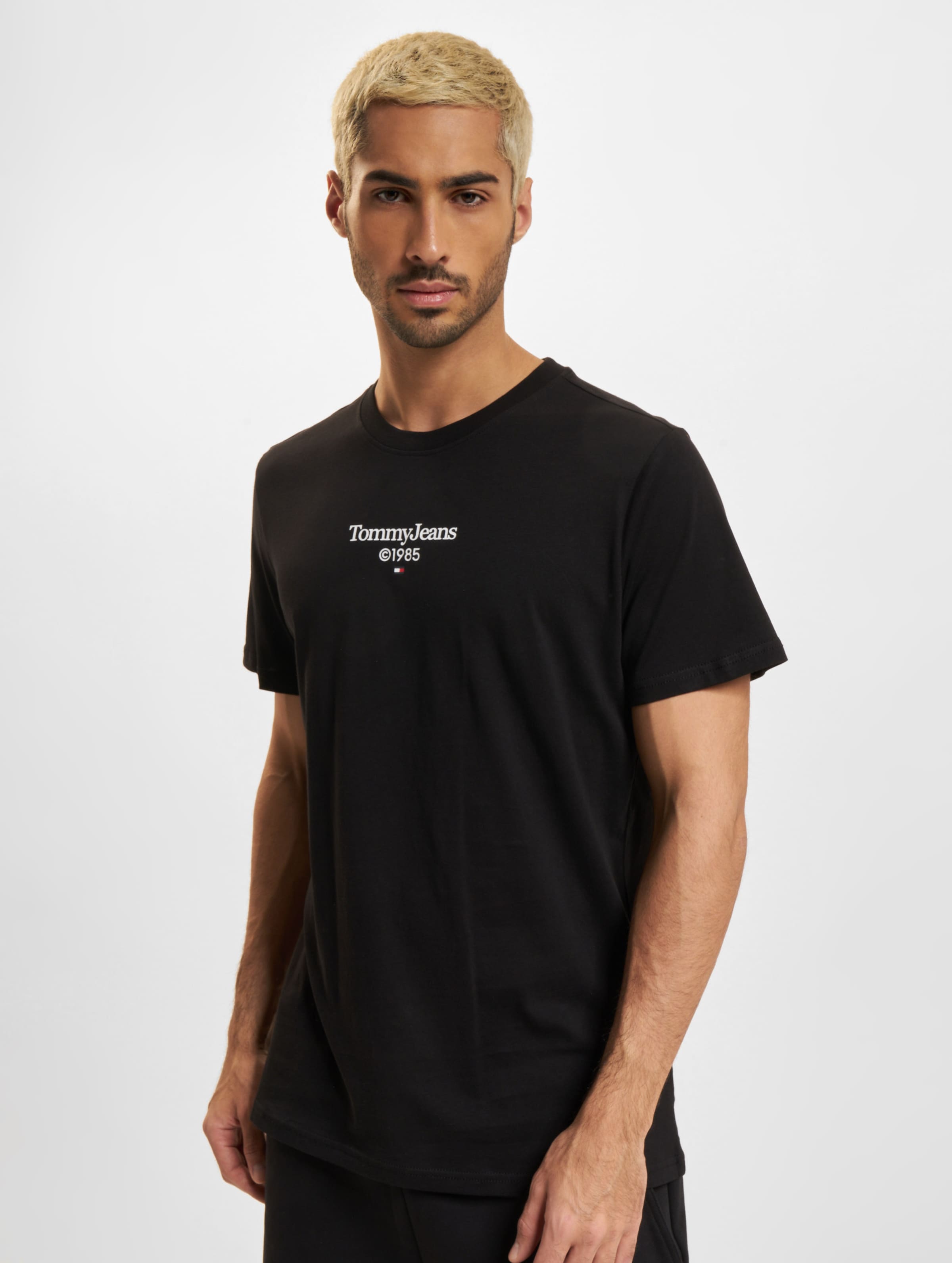 Tommy Jeans Slim 85 Entry T-Shirt Mannen op kleur zwart, Maat 3XL