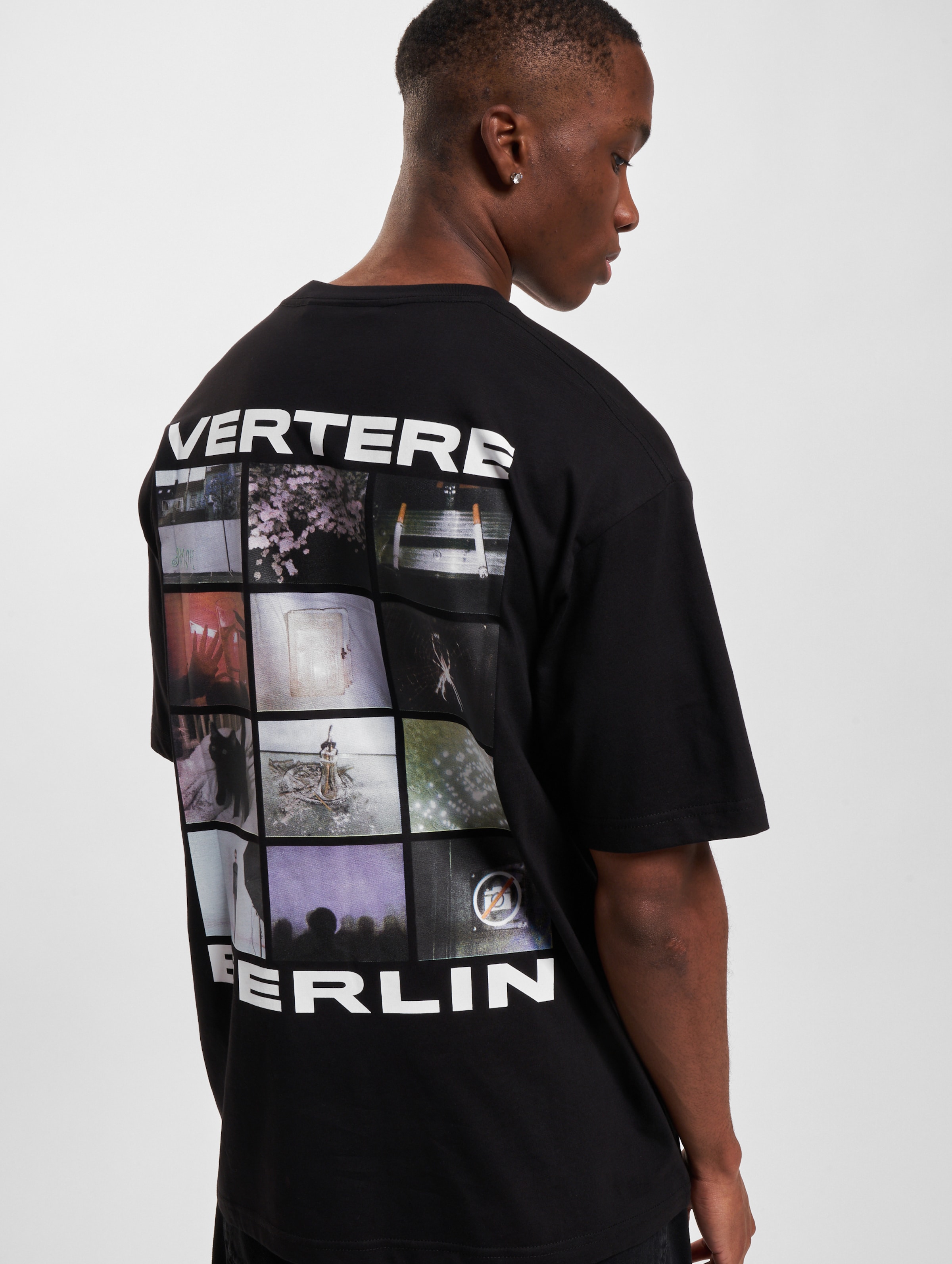 Vertere Berlin Snapshot T-Shirt Mannen op kleur zwart, Maat XL