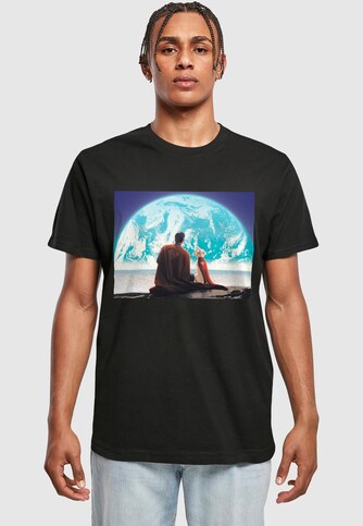 Superman Looking At Earth Krypto Cape T-Shirt