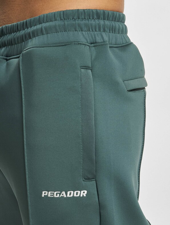 Pegador Logo Wide Sweat Pants Forest-5