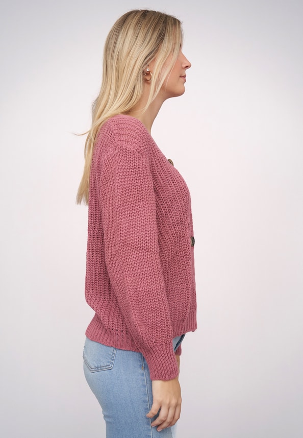 Knit Cardigan with buttons-3