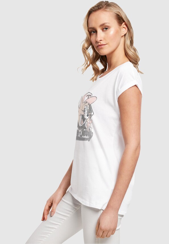 Ladies Tom and Jerry - Baseball Caps T-Shirt-2