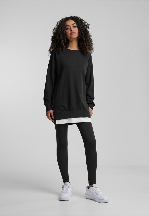 Cloud5ive Damen Pullover 2in1 Look Sweater m. Rundhals-2