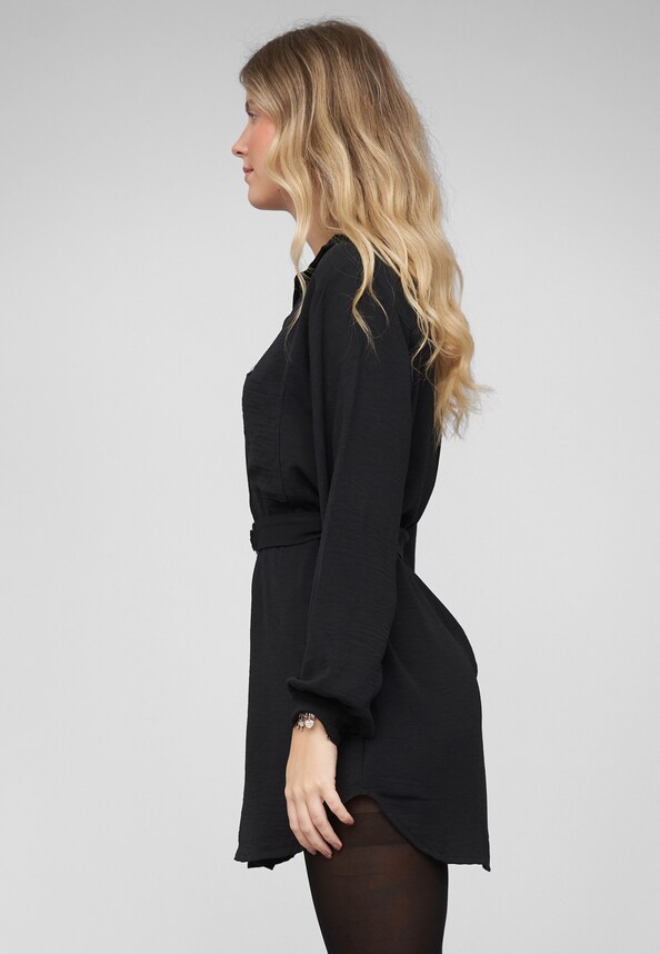 Longsleeve Dress with tie-belt-2