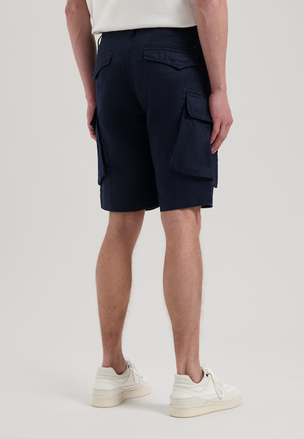 Logan Cargo Shorts Linen-1