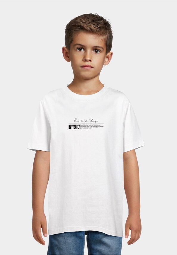 Kids Butterfly Effect Become The Change Tee-0