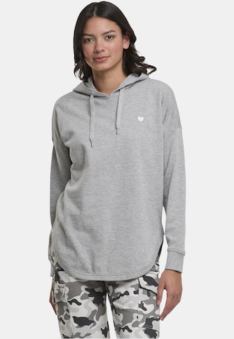 Heart EMB Ladies Oversized Hoody