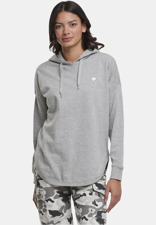 Heart EMB Ladies Oversized Hoody-0