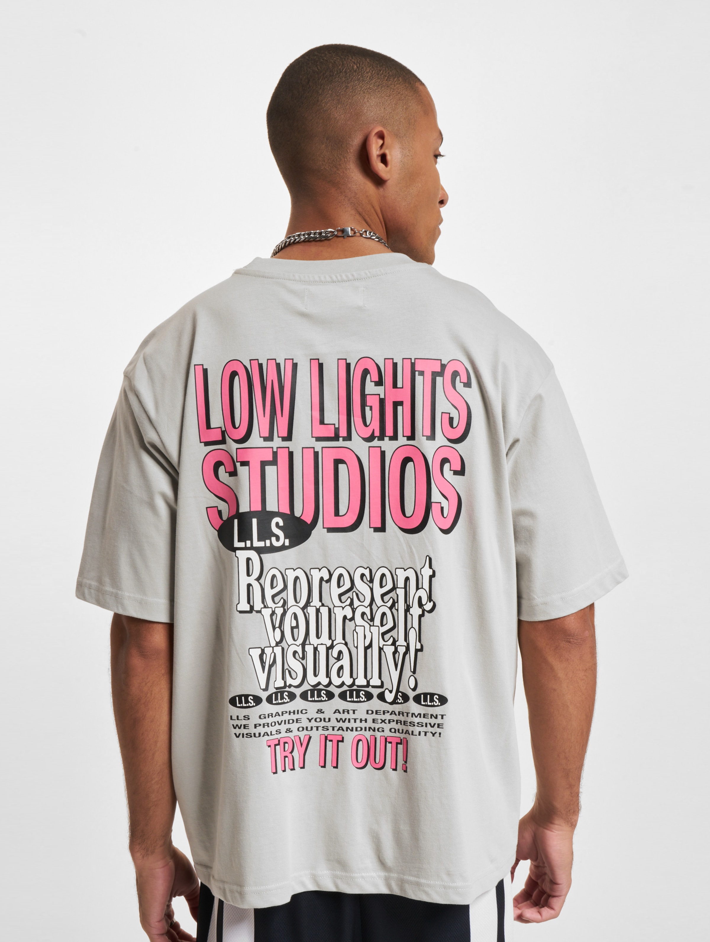 Low Lights Studios Representation T-Shirt Männer,Unisex op kleur zwart, Maat M