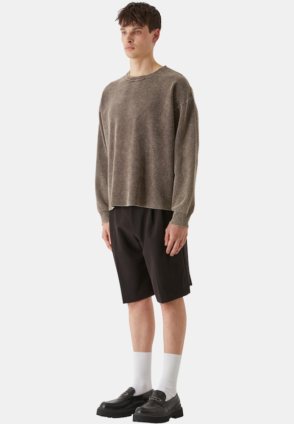 Lost Youth Double Pleated Dressed Shorts-8