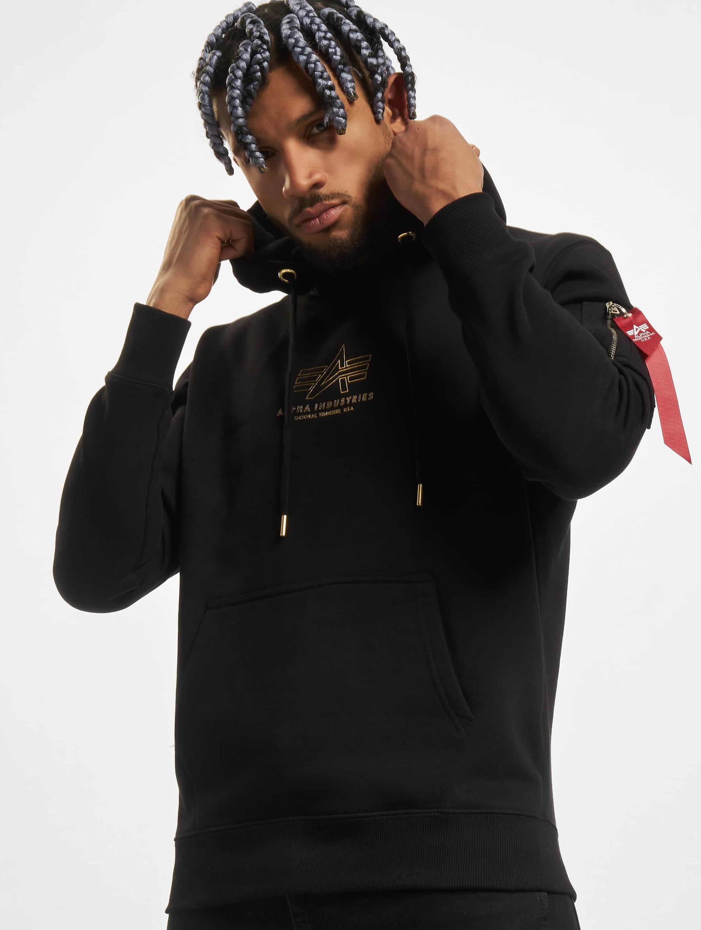 Alpha industries hoodie on sale gold