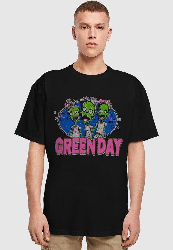 Green Day Zombie Oversized Tee-0