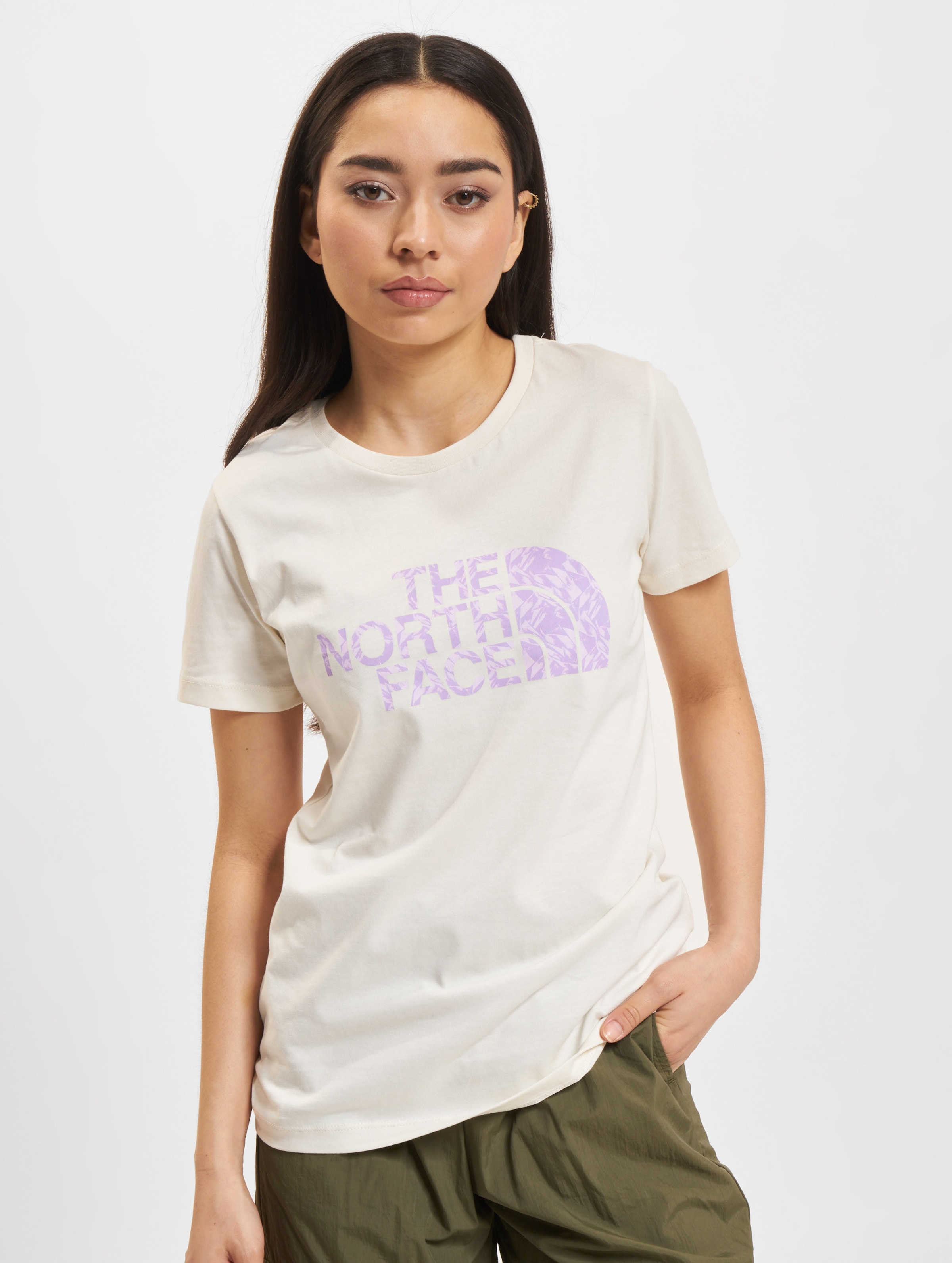 The North Face Easy T-Shirts Vrouwen op kleur beige, Maat L