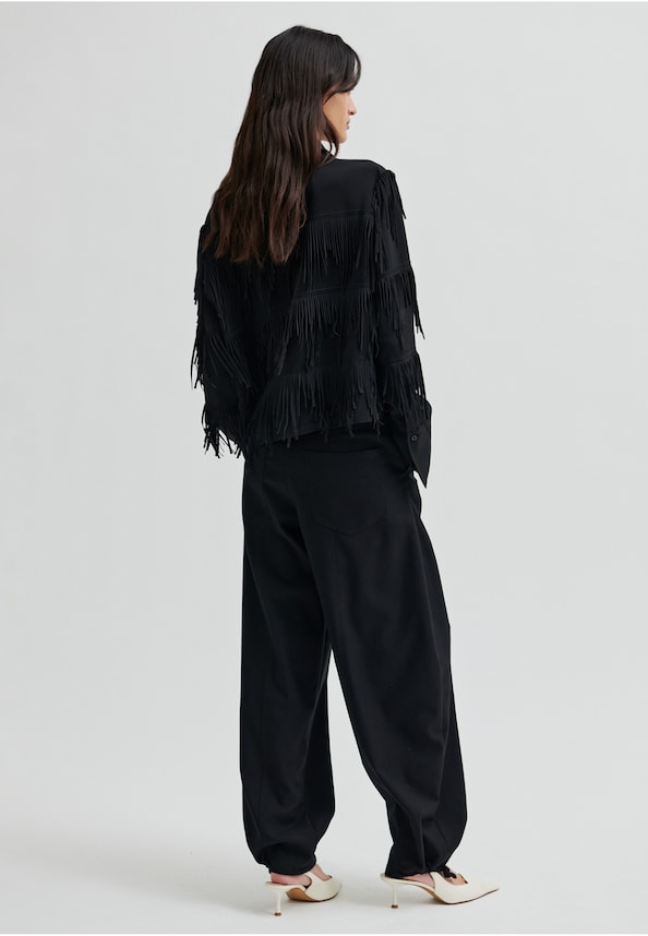 Dancing Cropped Shirt-3