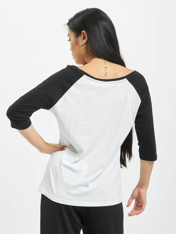Ladies 3/4 Contrast Raglan-1
