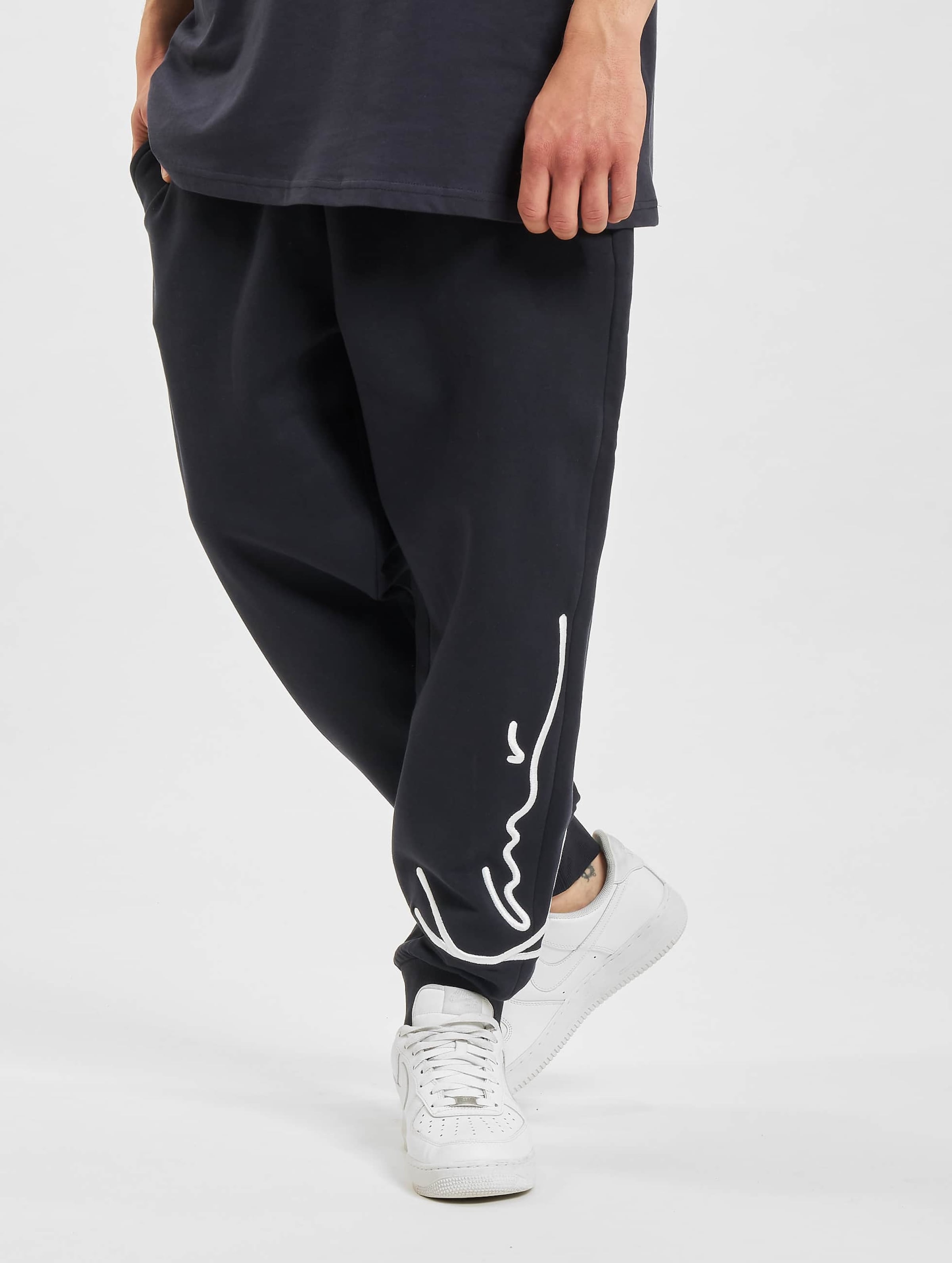 Karl Kani Signature Jogginghose Männer,Unisex op kleur blauw, Maat XXL