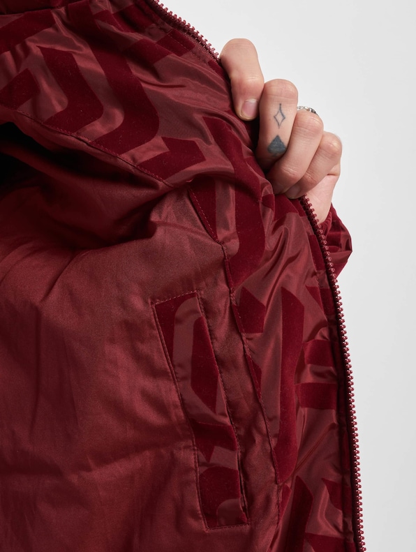 JM233-016-2 SJ Script Logo Geometric Aop Puffer Jacket-6