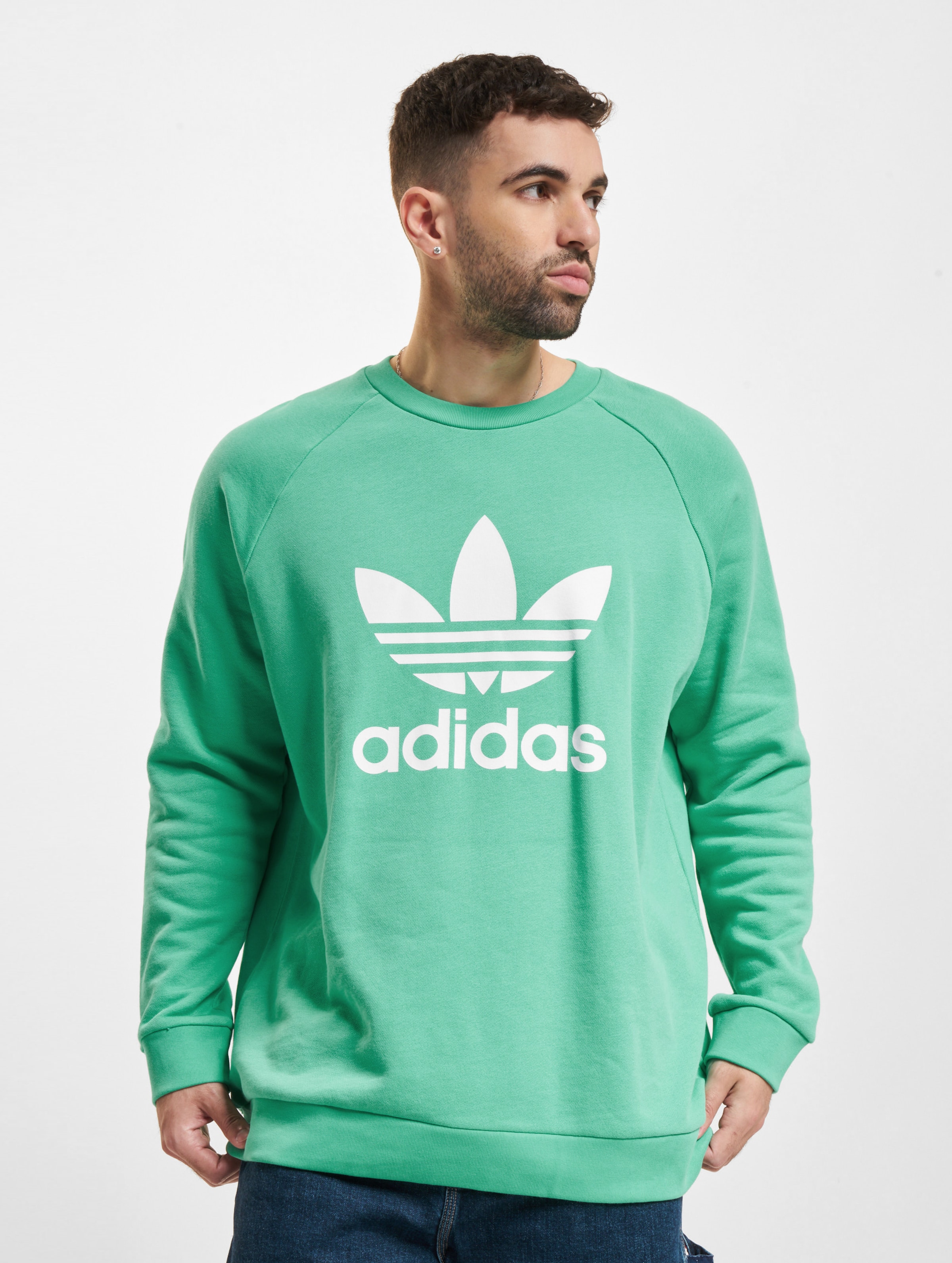adidas Originals Trefoil Sweater Männer,Unisex op kleur groen, Maat XL