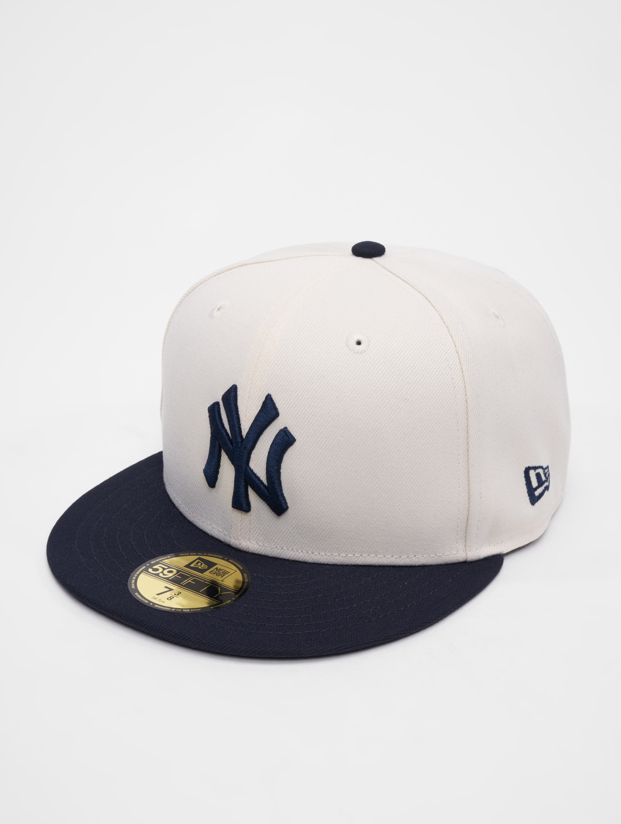 New Era York Yankees Team Colour 59FIFTY Fitted Cap Frauen,Männer,Unisex op kleur beige, Maat 7_78625CM