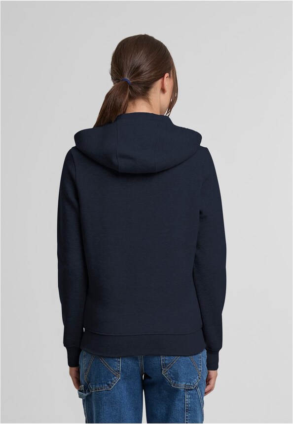 Ladies Basic Essential Zip Hoody-1