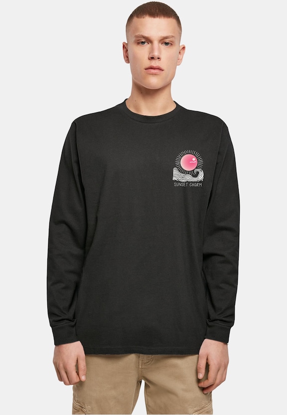 Sunset Charm Longsleeve With Cuffrib-0