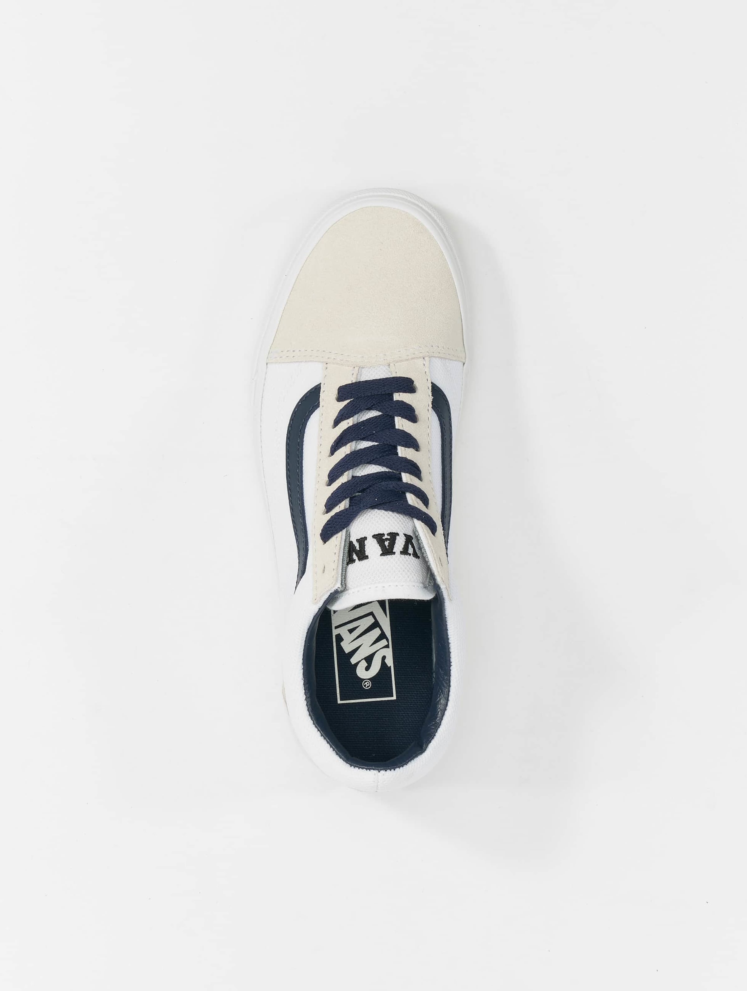 Vans old outlet skool white navy