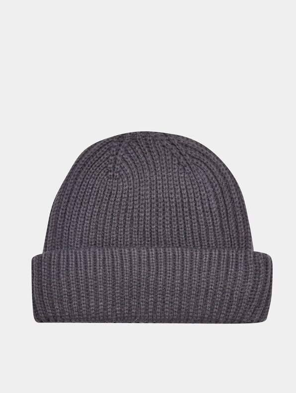 KA223-008-14 Signature Fisherman Beanie anthracite-1