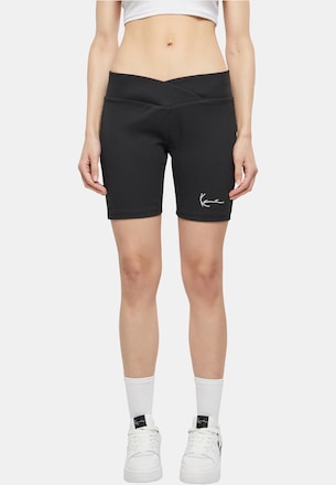 KW241-034-1 Karl Kani Small Signature Cycling Rib Shorts