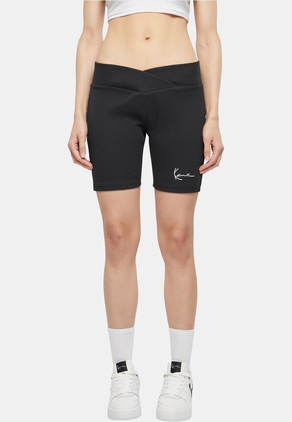 KW241-034-1 Karl Kani Small Signature Cycling Rib Shorts-0