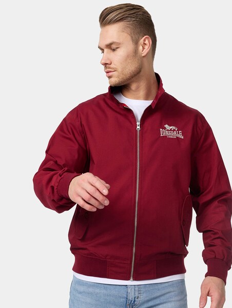 Lonsdale Veste Classic - Taille 2XL - Style Décontracté Avec Logo Brodé - Polycoton - Sand/Black Tartan
