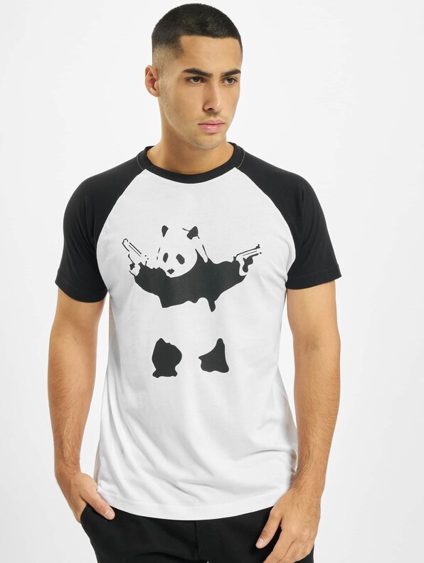 Brandalised - BanksyÂ´s Graffiti Panda Raglan Tee-2