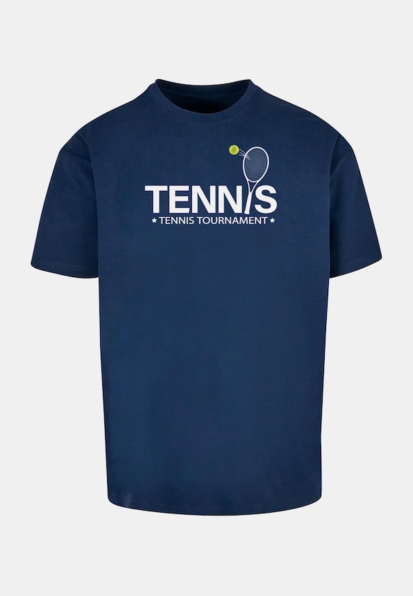 Tennis Racket Heavy Oversized Tee-0