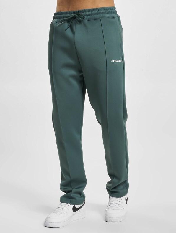 Pegador Logo Wide Sweat Pants Forest-2