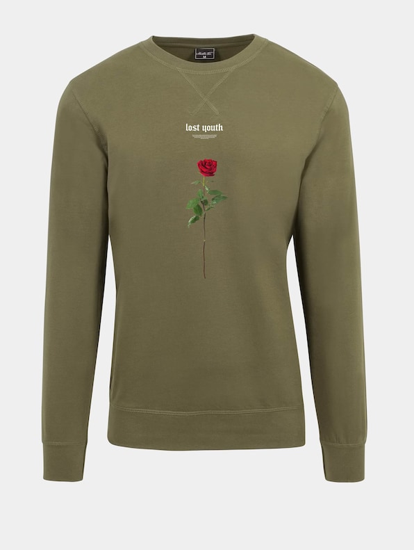 Lost Youth Rose Crewneck -0