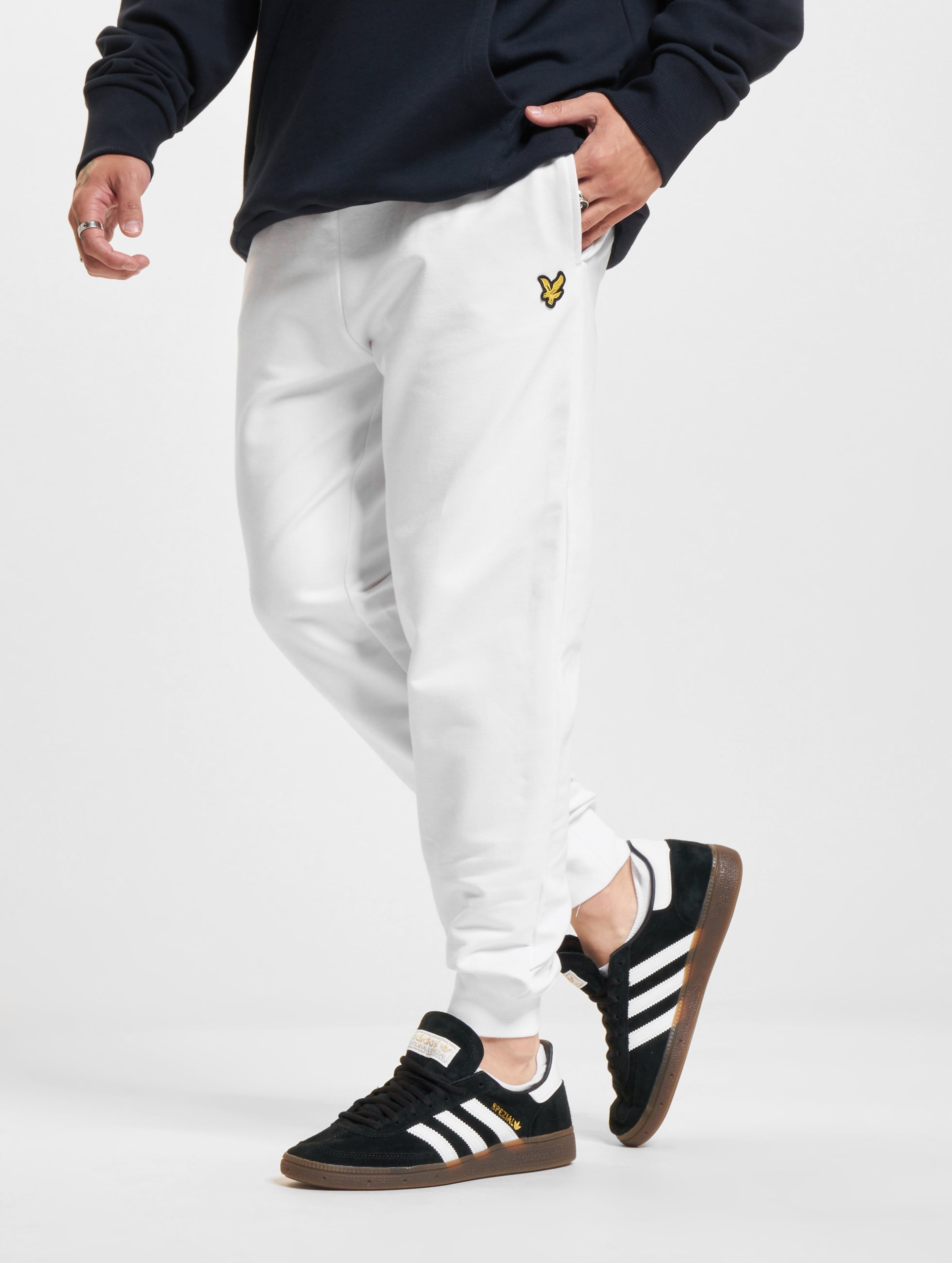 Lyle & Scott Jogginghose Männer,Unisex op kleur wit, Maat L